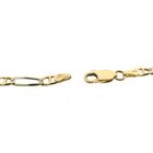 Image 3 of Bicolor Gold Figaro/Marine Link Chain