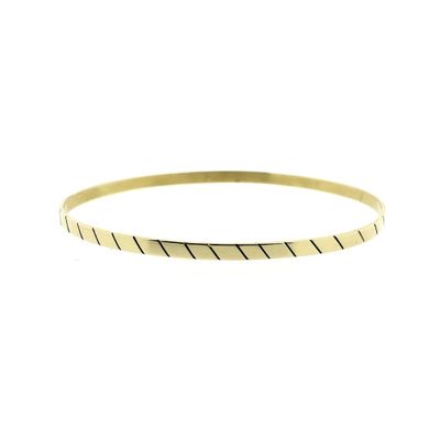 Image 1 of Gold slave bracelet with pattern