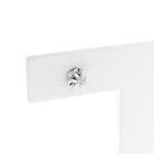 Image 4 of White gold solitaire stud earrings with diamond; 0.03 ct.