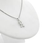 Image 6 of Silver abstract pendant of mini mouse with zirconia