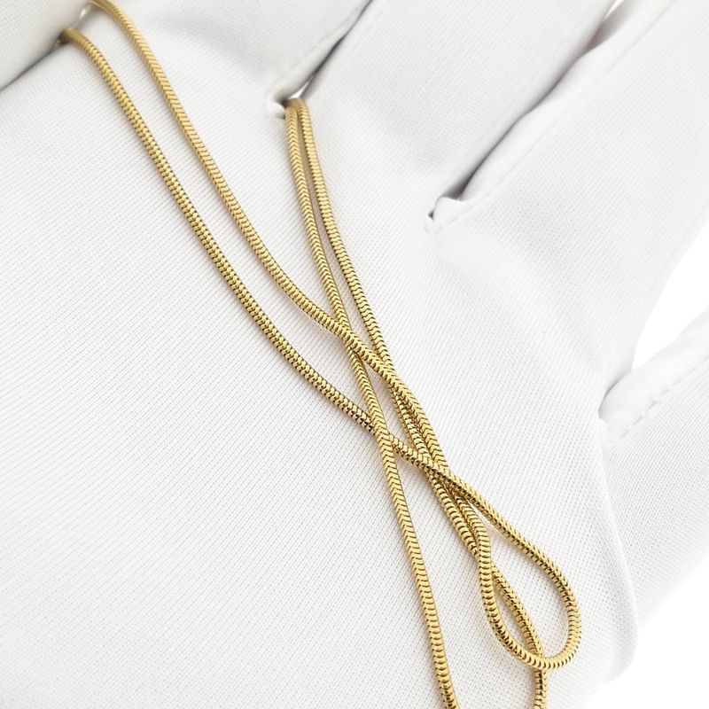 Image 7 of Gold snake link chain