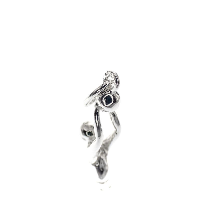 Image 3 of Silver charm of a basketball player