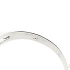 Image 7 of Silver solitaire ring with clear zirconia