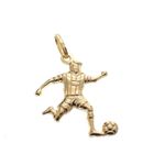 Image 1 of Gold pendant of a football player