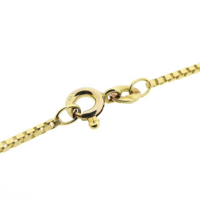 Image 4 of Gold Venetian link chain | 38.5 cm
