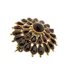 Image 3 of Gold brooch with garnet | Vintage