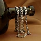 Image 2 of Silver gourmet link necklace | 51 cm