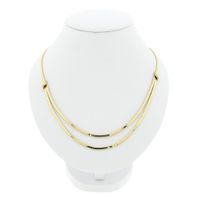 Gold Omega link necklace