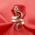 Image 2 of Gold ring with ruby ​​and zirconia