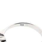 Image 7 of White Gold Surround Ring with Diamonds; 0.17 ct.