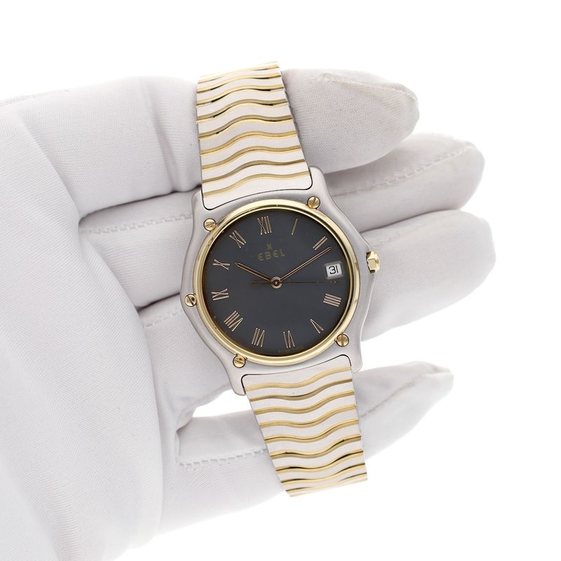 Image 8 of Ebel Classic Wave 1187141; 18k gold/steel watch