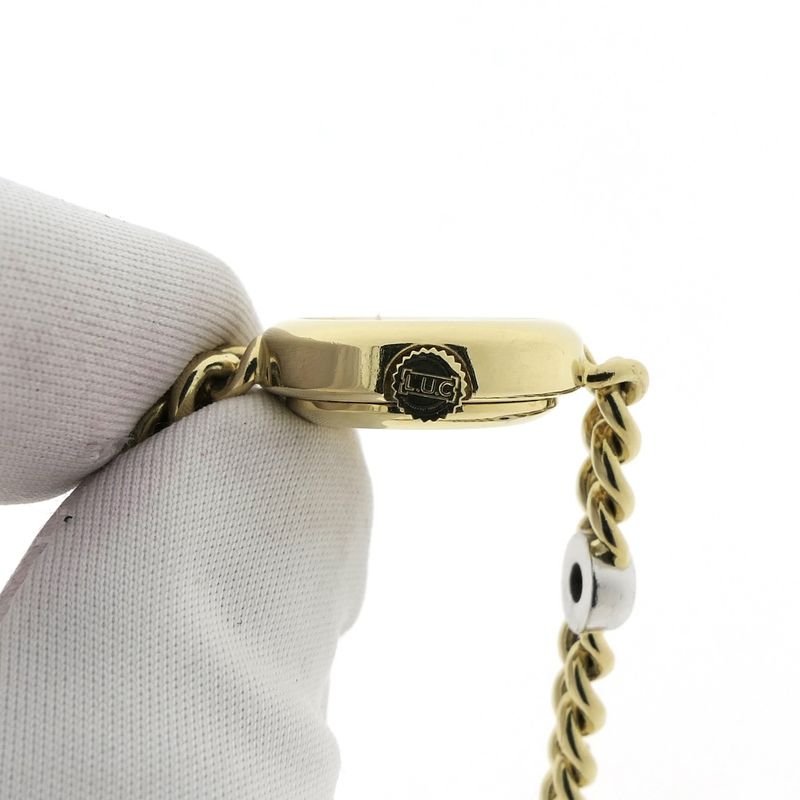 Image 5 of Chopard Geneva Cocktail Watch 3707; Vintage 18k gold women's watch with diamonds