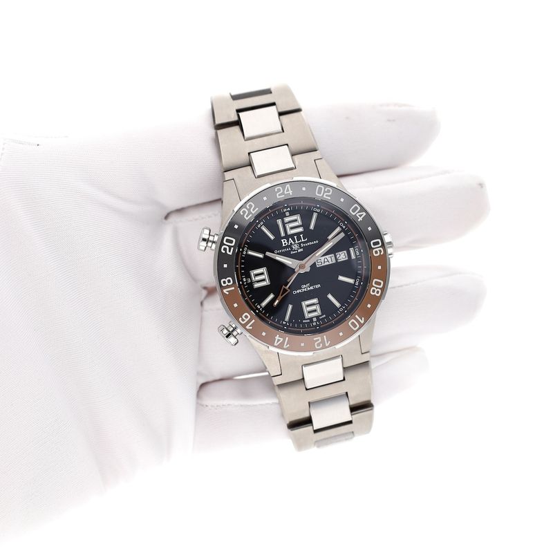 Image 22 of Ball Roadmaster Marine GMT DG303B-S3C-BK; Automatic men's watch