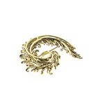 Image 3 of Vintage gold abstract brooch