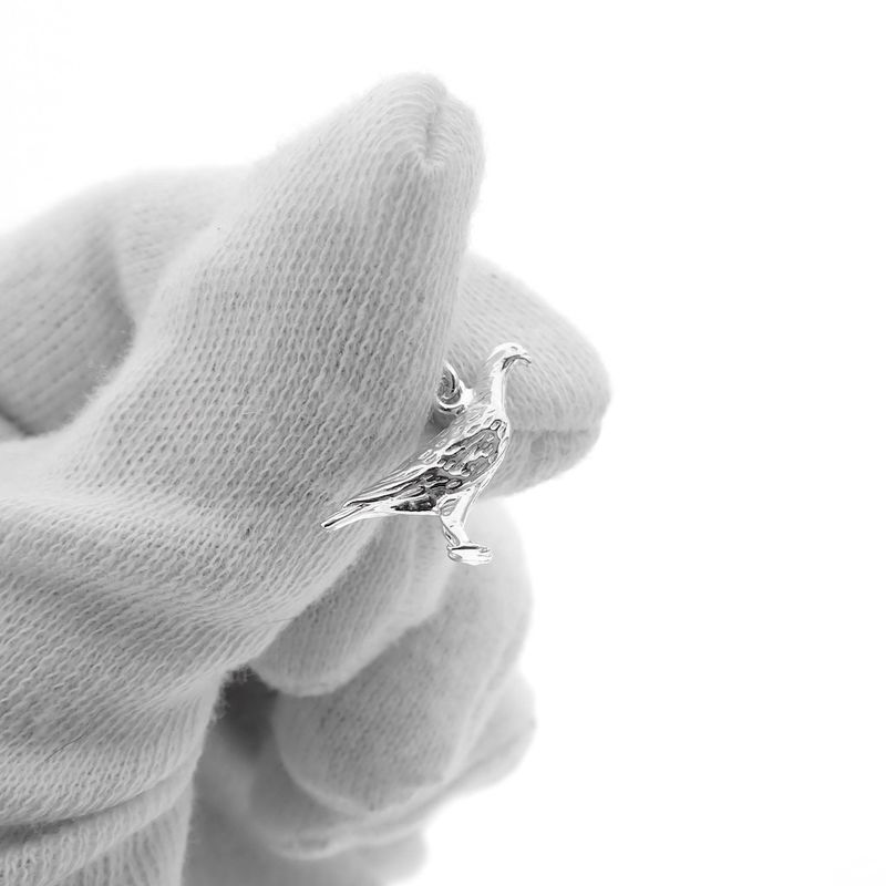 Image 2 of Silver charm; Bird