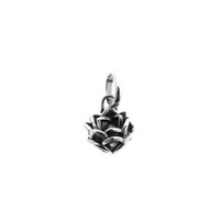 Silver Buddha to Buddha pendant; Lotus