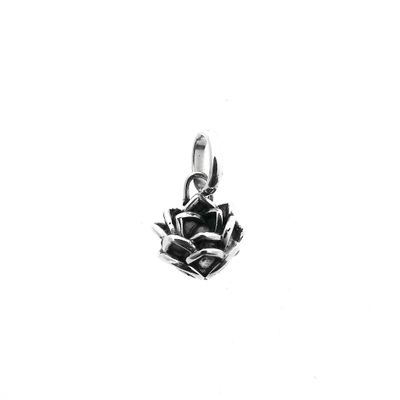 Image 1 of Silver Buddha to Buddha pendant; Lotus