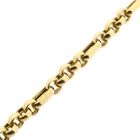 Image 9 of MGierre Bicolor Gold Figaro Chain Bracelet; 18 Karat; 21 cm