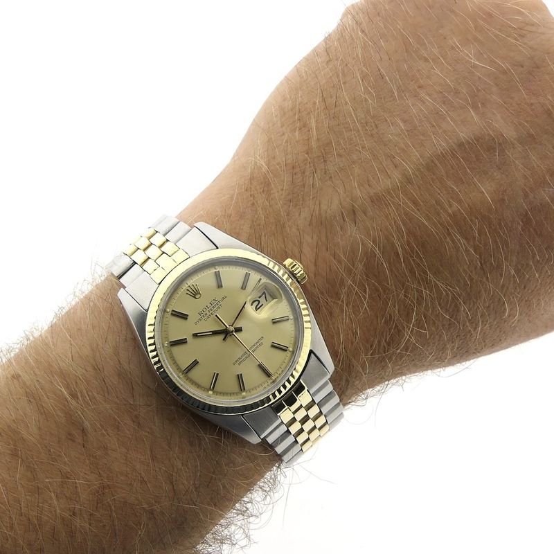 Image 17 of Rolex Datejust 1601; Gold/steel watch with rare 'sigma' dial