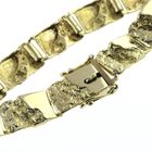 Image 5 of Gold raw link bracelet; Riitta Hakala | 19 cm