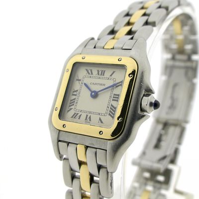 Image 2 of Cartier Panthère '1 Row'; 18k gold/steel women's watch