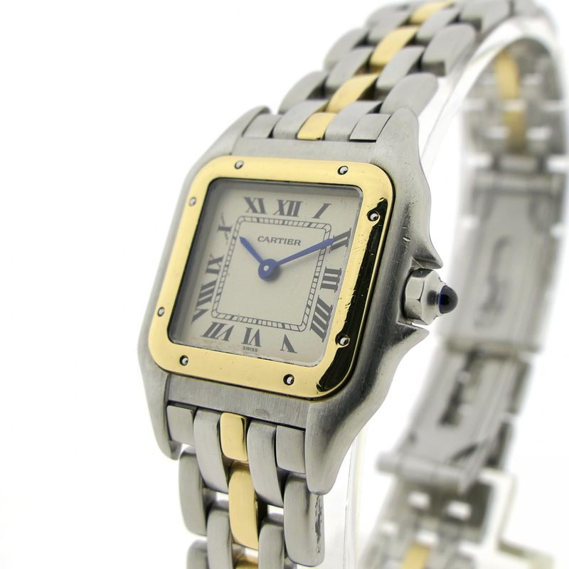 Image 2 of Cartier Panthère '1 Row'; 18k gold/steel women's watch