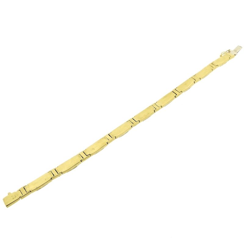 Image 7 of Two-tone gold matte bracelet