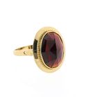 Image 4 of Vintage Gold Ring with Garnet