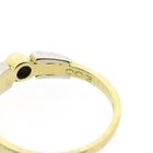 Image 7 of Desiree bicolor gold solitaire ring with diamond 0.03 ct.