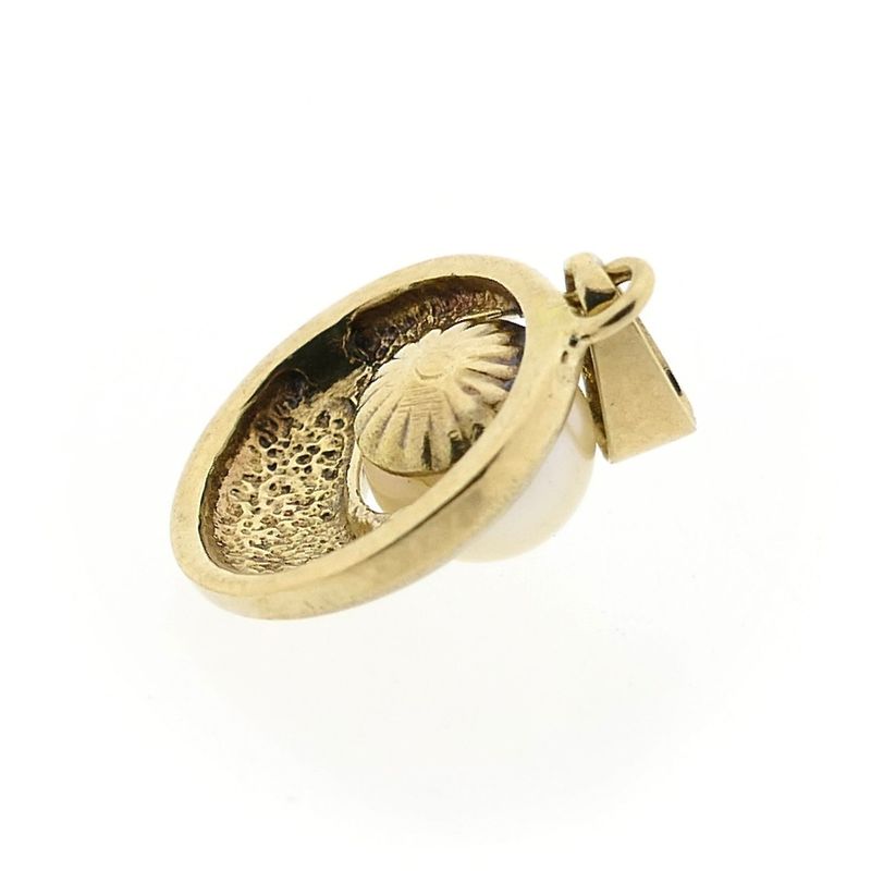 Image 7 of 8 karaat hanger met parel