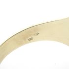 Image 7 of Gold signet ring with blue layered stone