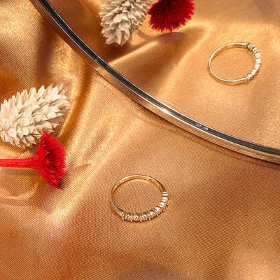 Gold ring with diamonds | 0.035 ct. Image 2 of Gold ring with diamonds | 0.035 ct.