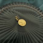 Image 2 of 18K Vintage Gold Padre Pio Pendant