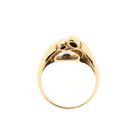 Image 6 of Golden mother-child ring with diamond; 0.06 ct.