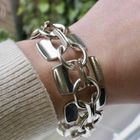 Image 7 of Silver robust bracelet; ALTON | 22 cm