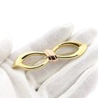 Afbeelding 9 van Bicolor gouden broche