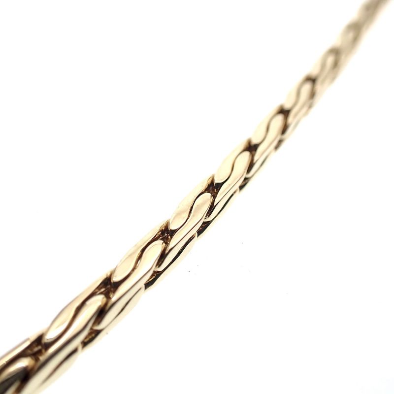 Image 6 of Gold necklace with a fixed pendant featuring 1.25 ct. diamonds | 40 cm