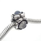 Image 2 of Pandora charm; Silver; Morning Flower