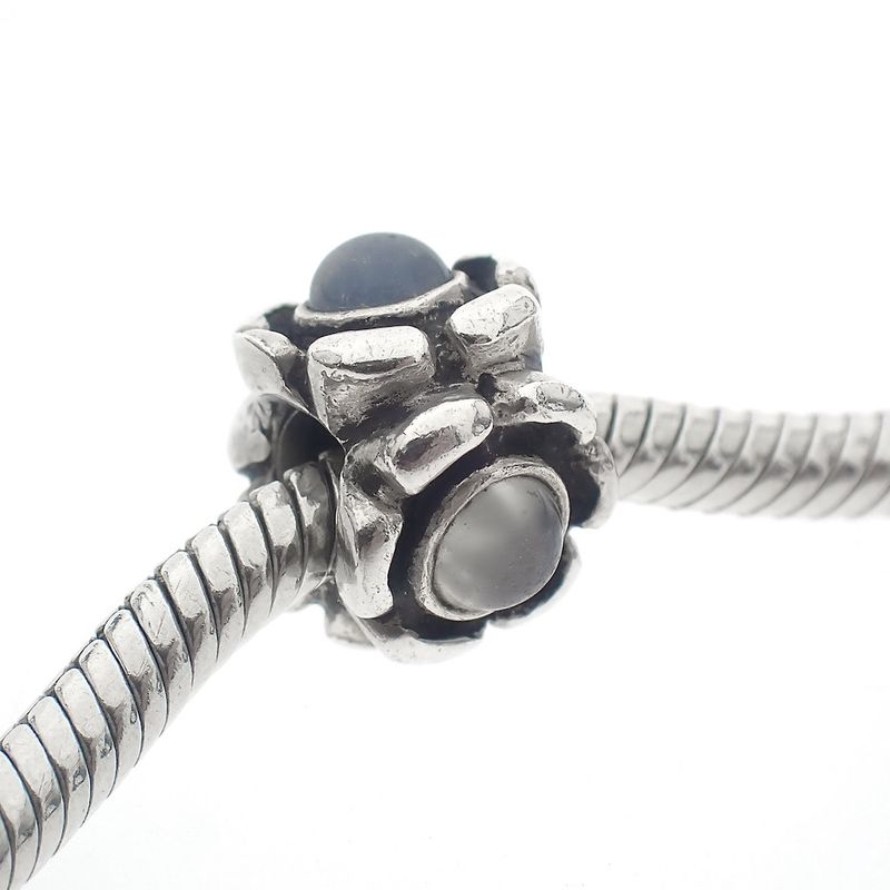 Image 2 of Pandora charm; Silver; Morning Flower