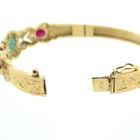 Image 9 of 18K Gold Oriental Slave Bracelet | Ø 60 mm