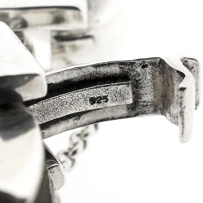 Image 4 of Silver Buddha to Buddha bracelet; Batul | 19 cm