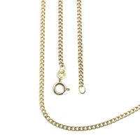 Gold gourmet link chain