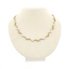 Image 1 of Two-tone gold fantasy link necklace