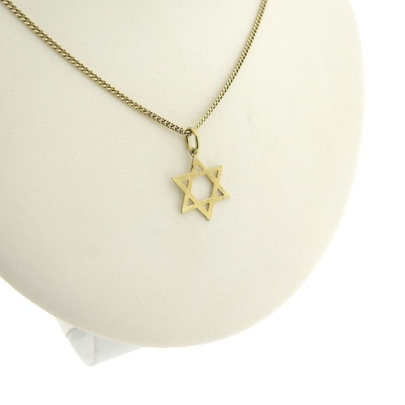 Image 7 of Gold pendant of a Star of David