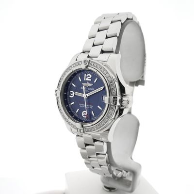 Image 2 of Breitling Colt Oceane 'Diamonds' A77380; Women's watch with diamond bezel