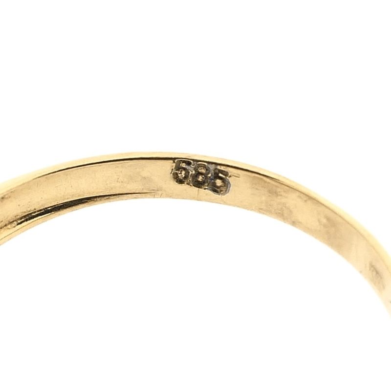 Image 8 of Gold ring with diamond | 0.005 ct.