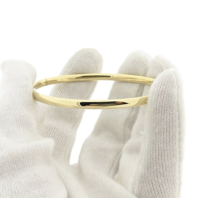 Image 8 of Gold slave bracelet | Ø 60mm