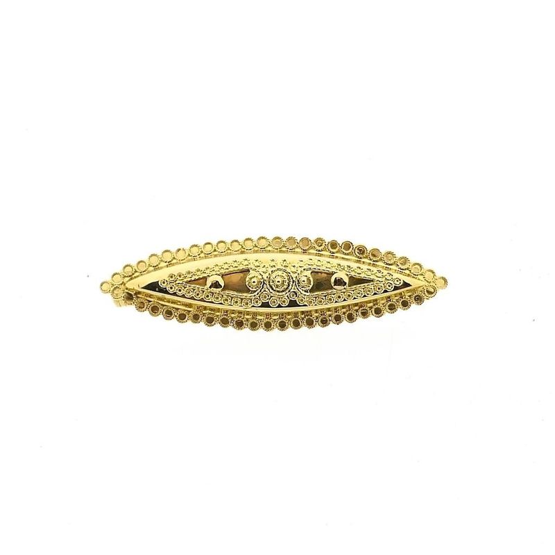 Image 1 of Gold Brooch with Zeeland Buttons