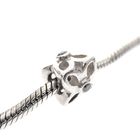 Image 2 of Pandora charm; Silver; Zirconia Flower