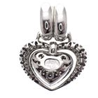 Image 6 of 18-karat white gold heart pendant; Chimento | 3.24 ct. diamond
